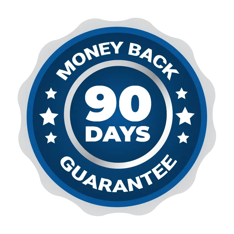 90 Day Money Back Guarantee Badge